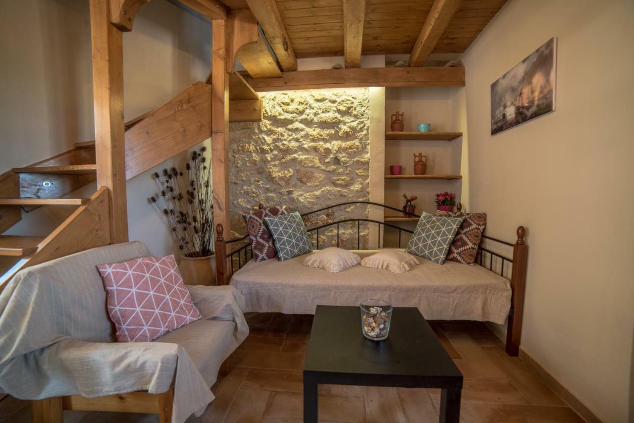 Menecrates Rustic - San Matteo Lägenhet Ágios Matthaíos Exteriör bild