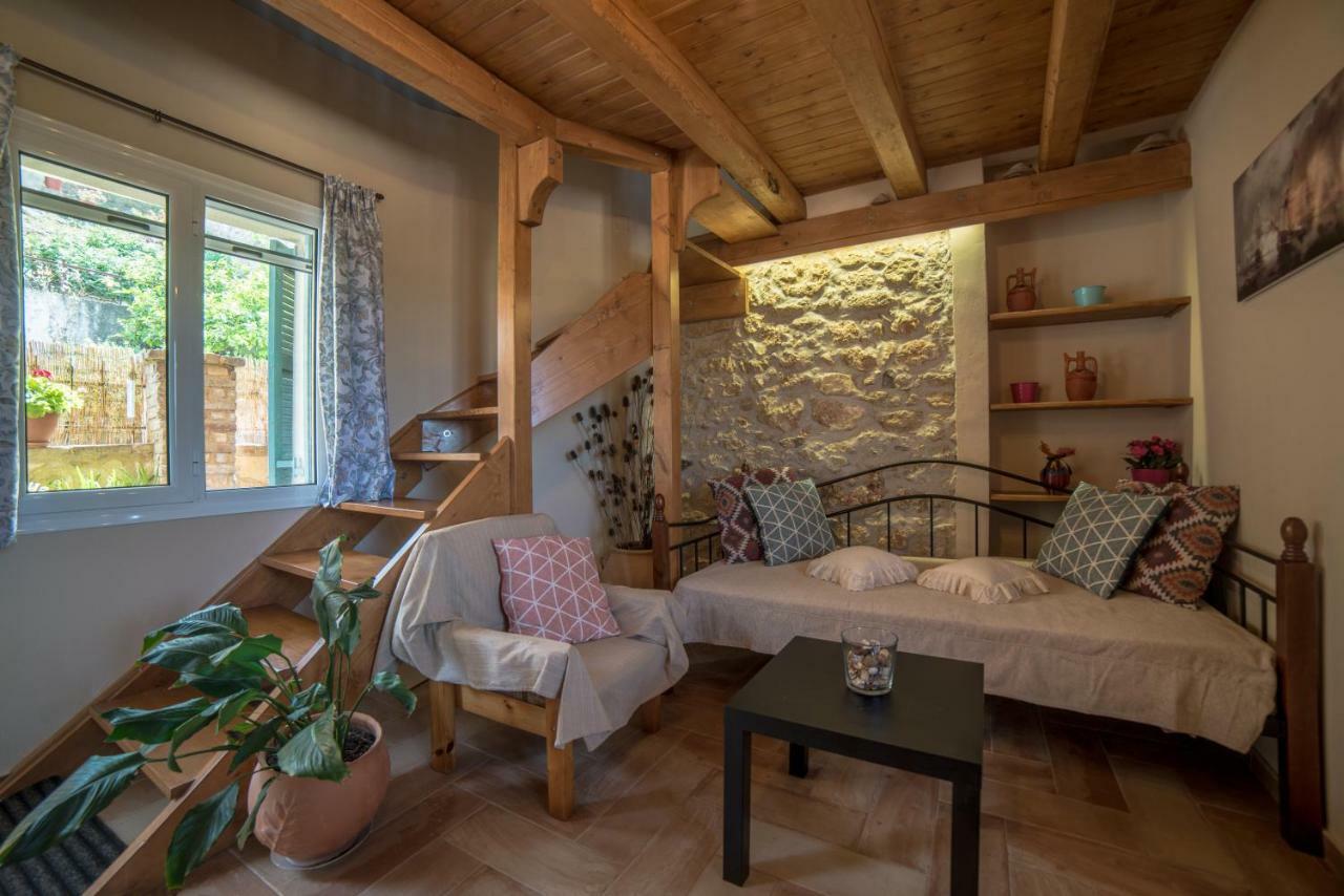 Menecrates Rustic - San Matteo Lägenhet Ágios Matthaíos Exteriör bild