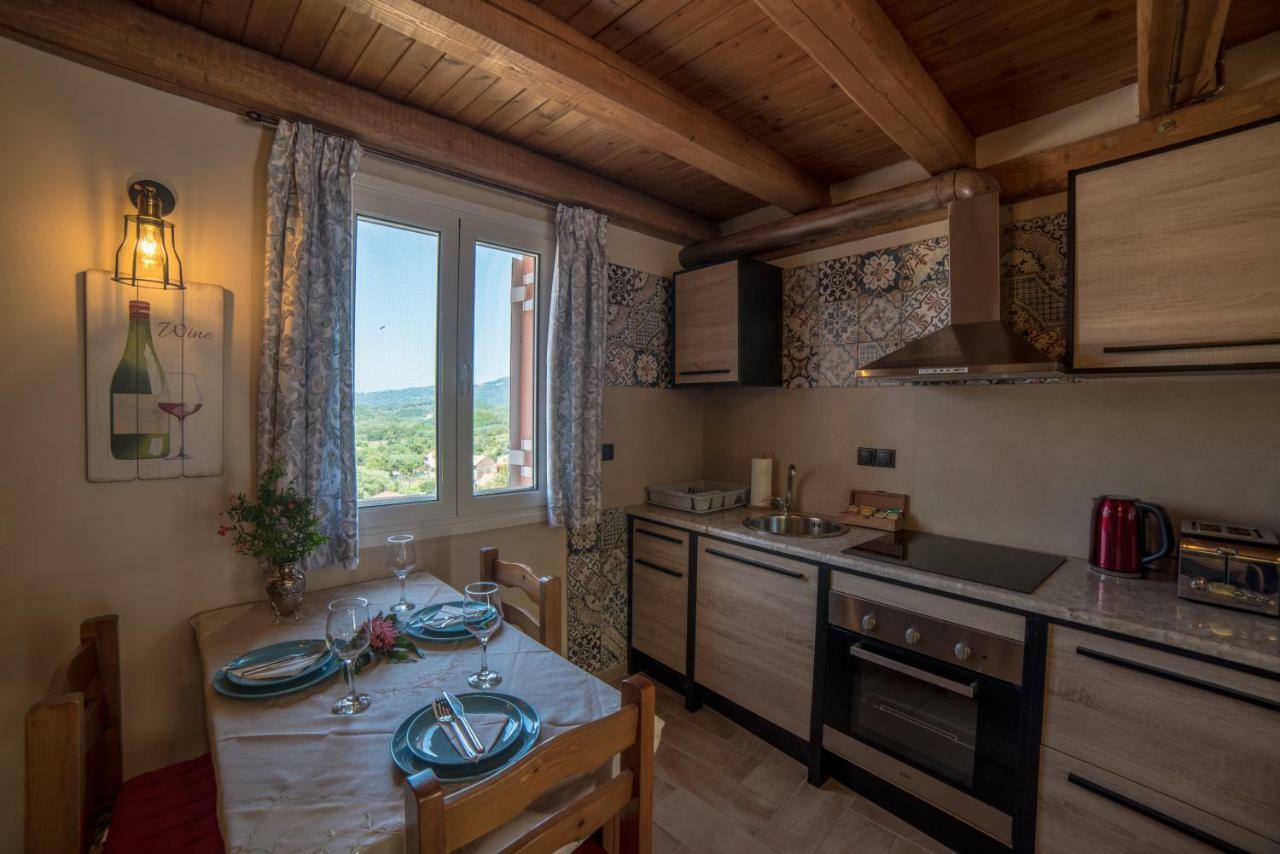 Menecrates Rustic - San Matteo Lägenhet Ágios Matthaíos Exteriör bild
