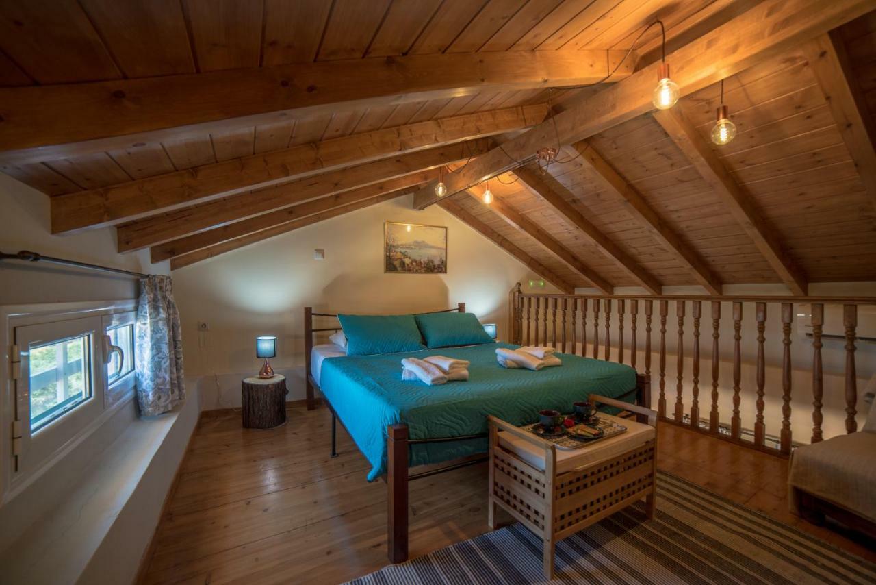 Menecrates Rustic - San Matteo Lägenhet Ágios Matthaíos Exteriör bild